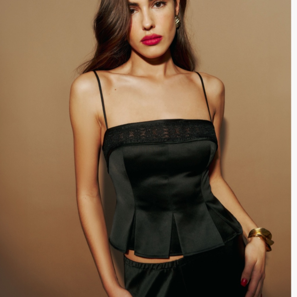Meryl Satin Top